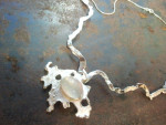 zilver met kwarts. 'winter'